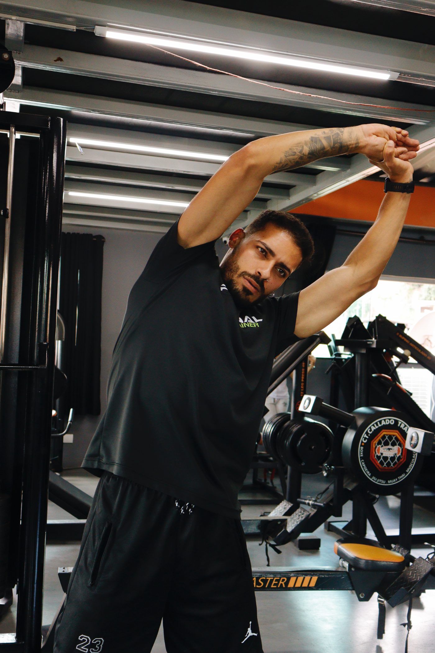 Marlon Robson treinando