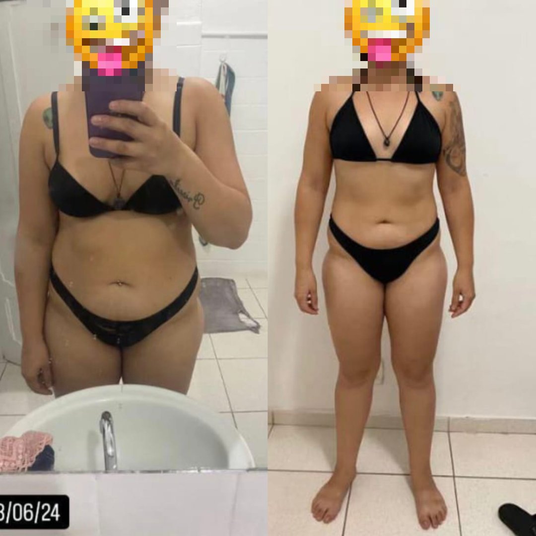 Antes e depois de aluno