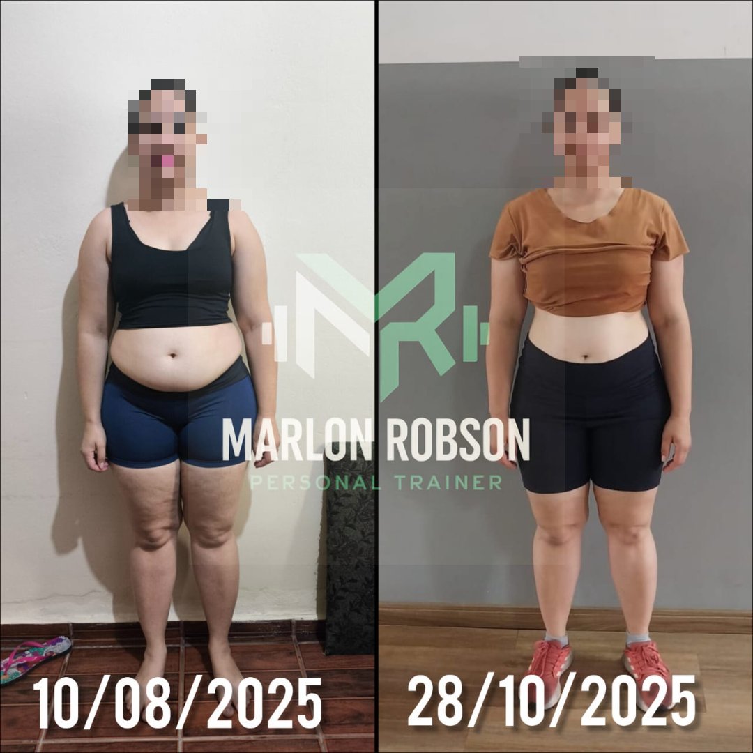 Antes e depois de aluno